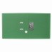 Iratrendező A4, 5cm, két oldalt PP borítás,lapraszerelt, Bluering® Premium zöld