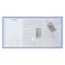 Iratrendező A4, 5cm,lapraszerelt, Bluering® Smart kék