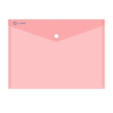 Irattartó tasak A4, PP patentos Bluering® transzparens piros