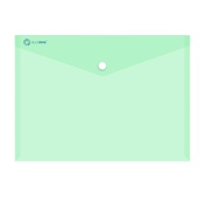 Irattartó tasak A4, PP patentos Bluering® transzparens zöld