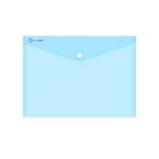 Irattartó tasak A5, PP patentos Bluering® transzparens kék