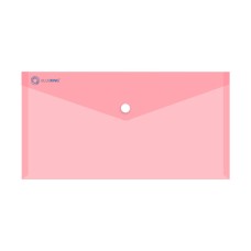 Irattartó tasak DL `csekk` patentos PP Bluering® transzparens piros