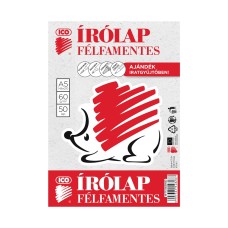 Írólap A5, félfamentes, 50 lap, Süni Írólap A5, félfamentes, 50 lap, Süni