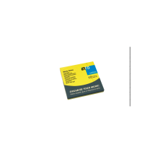 Jegyzettömb öntapadó, 75x75mm, 80lap, Info Notes brilliant sárga