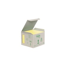 Jegyzettömb öntapadó, 76x76mm, 6x100lap/csomag, 3M 654-1B Post-It GreenLine, sárga Jegyzettömb öntapadó, 76x76mm, 6x100lap/csomag, 3M 654-1B Post-It GreenLine, sárga