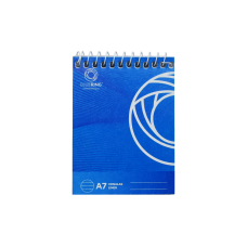 Jegyzettömb spirálozott, A7, 80lap, Bluering® vonalas