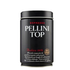 Kávé őrölt, 250g, Pellini TOP Originale 100% arabica, fémdobozos Kávé őrölt, 250g, Pellini TOP Originale 100% arabica, fémdobozos