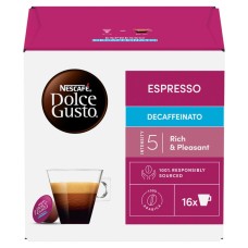 Kávékapszula, Nescafé Dolce Gusto Espresso koffeinmentes 16db kapszula Kávékapszula, Nescafé Dolce Gusto Espresso koffeinmentes 16db kapszula