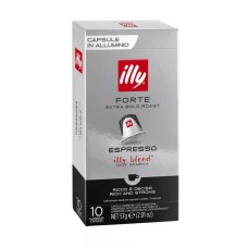 Kávékapszula, Nespresso® kompatibilis, Illy Forte 10db/doboz Kávékapszula, Nespresso® kompatibilis, Illy Forte 10db/doboz