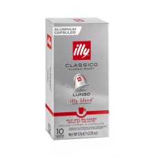 Kávékapszula, Nespresso® kompatibilis, Illy Lungo 10db/doboz Kávékapszula, Nespresso® kompatibilis, Illy Lungo 10db/doboz