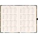Keménytáblás notesz krémszínű lapokkal leszorító gumiszalaggal Harry Potter-Hogwarts 130x210mm, Presco