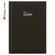 Keménytáblás notesz pontozott vonalozással Pannon A5 Bullet, fehér lapokkal fekete Dayliner 2027. Keménytáblás notesz pontozott vonalozással Pannon A5 Bullet, fehér lapokkal fekete Dayliner 2027.