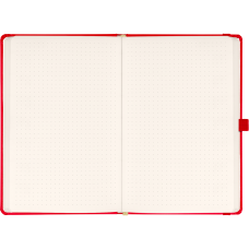 Klasszikus notesz Taggia borítással Red, pontozott, 13x21cm, Presco Klasszikus notesz Taggia borítással Red, pontozott, 13x21cm, Presco