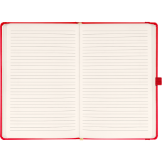 Klasszikus notesz Taggia borítással Red, vonalas, 13x21cm, Presco Klasszikus notesz Taggia borítással Red, vonalas, 13x21cm, Presco