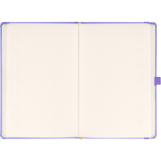 Klasszikus notesz Vivella borítással Lila, pontozott, 13x21cm, Presco Klasszikus notesz Vivella borítással Lila, pontozott, 13x21cm, Presco