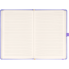 Klasszikus notesz Vivella borítással Lila, vonalas, 13x21cm, Presco Klasszikus notesz Vivella borítással Lila, vonalas, 13x21cm, Presco