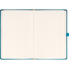 Klasszikus notesz Vivella borítással Teal, pontozott, 13x21cm, Presco Klasszikus notesz Vivella borítással Teal, pontozott, 13x21cm, Presco