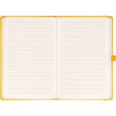 Klasszikus notesz Vivella borítással Yellow, vonalas, 13x21cm, Presco Klasszikus notesz Vivella borítással Yellow, vonalas, 13x21cm, Presco