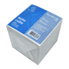 Kockatömb ragasztott, 10x10x10cm, Bluering® fehér