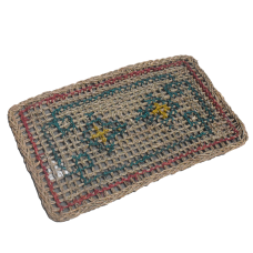 Lábtörlő 60 x 35 cm gyékény tengerifű