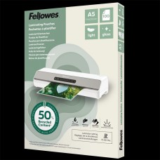 Lamináló fólia A5, 80mic. 100 db/doboz, Fellowes Light Lamináló fólia A5, 80mic. 100 db/doboz, Fellowes Light