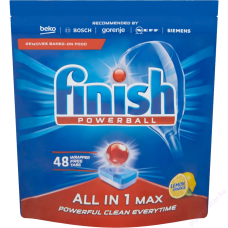 Mosogatógép tabletta 48 db/doboz Finish All in Max Lemon