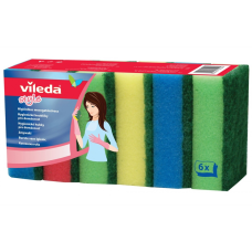 Mosogatószivacs 6 db/csomag Vileda Rainbow_F25096