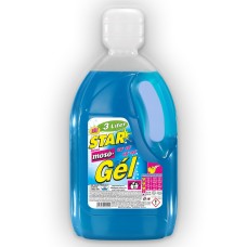 Mosógél 3 liter (30 mosás) fehér és színes ruhákhoz Dalma Star Aktív