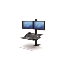 Munkaállomás ülő-álló, Fellowes® Lotus VE, két monitorhoz