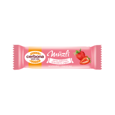 Müzliszelet 20 g, CERBONA, epres-joghurtos