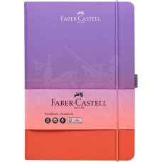 Napló A5 194 lap kockás, gumírozott tolltartóval,színátmenetes Faber-Castell piros-lila Napló A5 194 lap kockás, gumírozott tolltartóval,színátmenetes Faber-Castell piros-lila
