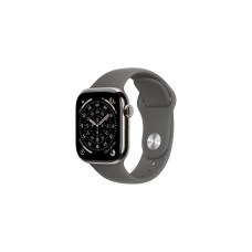 Okosóra APPLE Watch S10 Cellular 42mm Natural titanium Case with Stone Grey Sport Band - M/L