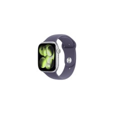 Okosóra Apple Watch S11 GPS 46mm Silver Aluminium Case with Purple Fog Sport Band - M/L