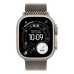 Okosóra Apple Watch Ultra 3 Cellular 49mm Natural Titanium Case with Natural Titanium Milanese Loop - Medium