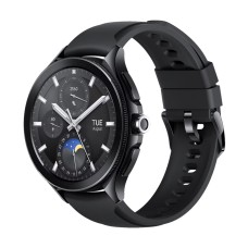 Okosóra XIAOMI Watch 2 Pro (46mm, eSIM, szilikon szíj, aktivitásmérő, pulzusmérő, 150 sportmód, vízálló) fekete
