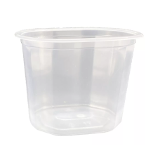 Oktogon tálka alj műanyag 750 ml 100 db/csomag