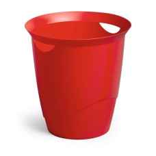 Papírkosár 16l, Durable Trend, áttetsző piros Papírkosár 16l, Durable Trend, áttetsző piros