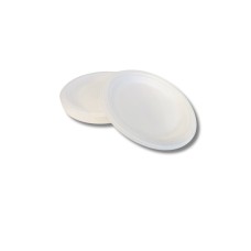 Tányér D 19,7 cm komposztálható cukornád 125 db/csomag, natúr