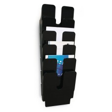 Prospektustartó A4, Durable Flexiplus 6 db/csomag, fekete Prospektustartó A4, Durable Flexiplus 6 db/csomag, fekete