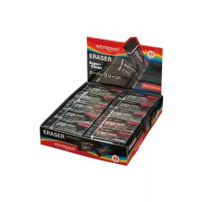 Radír, 20 db/display, Keyroad Tec TPE, fekete Radír, 20 db/display, Keyroad Tec TPE, fekete