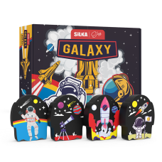 Radír, galaxis, 36 db/display, Silka