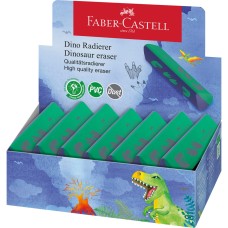 Radír háromszögletű pvc-forgácsmentes DINOSZAURUSZ Faber-Castell Radír háromszögletű pvc-forgácsmentes DINOSZAURUSZ Faber-Castell