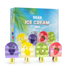 Radír, jégkrém, 36 db/display, Silka