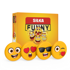 Radír, smile-nagy, 36 db/display, Silka