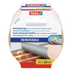 Ragasztószalag kétoldalas, 50mmx5m szöveterősítésű, visszaszedhető Tesa