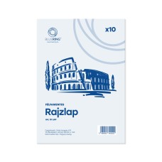 Rajzlap A4, félfamentes fóliázva Bluering® 10 ív/csomag,