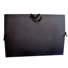 Rajztábla tartó, rajzlaptartó A1, méret műbőr, szalagfüles Bluering® prémium