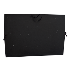 Rajztábla tartó, rajzlaptartó B4, méret műbőr, szalagfüles Bluering® prémium