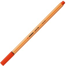 Rostirón, tűfilc 0,4mm, STABILO Point 88 piros Rostirón, tűfilc 0,4mm, STABILO Point 88 piros