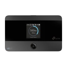 Router TP-LINK M7350 WIFI hordozható (HOTSPOT, 150 Mbps, Dualband, 3G/4G LTE + SIM+microSD aljzat) fekete